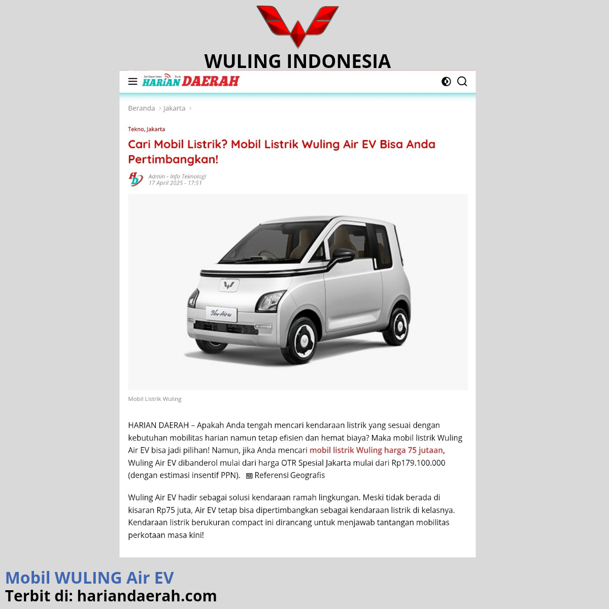 Bukti publikasi dan backlink brand klien 3